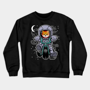 Astronaut Shiba Inu Coin To The Moon Crypto Token Shib Army Cryptocurrency Wallet HODL Birthday Gift For Men Women Crewneck Sweatshirt